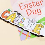 Personalized Bunny Carrot Doodle Name Magnetic Bookmark Clip Reading Stationery Supplies Back to School Easter Gift for Bookworms Boys Girls