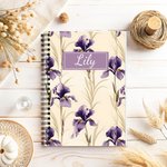 Cuaderno de espiral A5 personalizado con 120 páginas rayadas Cumpleaños Día de la Madre Regalo para mujeres Mamá Abuela