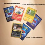 Carte Poke Classic TCG Personnalisée avec Photo Film Protecteur Collection Cartes de Jeu Cadeau Anniversaire pour Enfant Couple Amoureux des Animaux