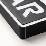 Personalized Racing Style Name Plate with Text and 7 Adjustable LED Lighting Colors Home Decor Birthday Gift for Racing Enthusiasts