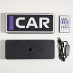 Personalized Racing Style Name Plate with Text and 7 Adjustable LED Lighting Colors Home Decor Birthday Gift for Racing Enthusiasts