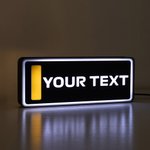 Personalized Racing Style Name Plate with Text and 7 Adjustable LED Lighting Colors Home Decor Birthday Gift for Racing Enthusiasts