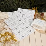 Personalisierte 10-tlg. Huhn Ente Wachtel Eierschachtel Etiketten mit Text Selbstklebendes Hühnerstall Zubehör Geschenk für Bauernhofbesitzer