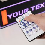 Personalized Racing Style Name Plate with Text and 7 Adjustable LED Lighting Colors Home Decor Birthday Gift for Racing Enthusiasts