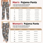 Personalisierte Kokosnuss Baum Haustier Avatar Foto Langarm-Pyjama passende Hose mit Namen Geburtstag Geschenk für Frauen Männer Haustierliebhaber