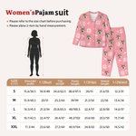 Personalisierte Kokosnuss Baum Haustier Avatar Foto Langarm-Pyjama passende Hose mit Namen Geburtstag Geschenk für Frauen Männer Haustierliebhaber