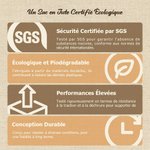 Sac en Toile de Jute Personnalisé avec Fille de Mode en Dessin Animé et Pierre de Naissance Nom Cadeau d'Anniversaire Pour Femmes