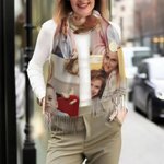 Personalizada 7 Fotos Collage Diseño Super Suave Cálido Bufanda Borla Invierno Accesorio Cumpleaños Navidad Regalo para Mujeres