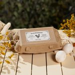 Personalisierte 10-tlg. Huhn Ente Wachtel Eierschachtel Etiketten mit Text Selbstklebendes Hühnerstall Zubehör Geschenk für Bauernhofbesitzer