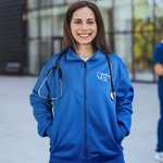 Chaqueta de enfermera con bordado personalizado Mini corazón estetoscopio con cremallera completa y bolsillos Regalo de graduación Semana de la enfermera para el personal médico Estudiante
