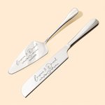 Couteau et Spatule à Gâteau Personnalisés Gravés avec Noms et Date Cadeau Mariage Bridal Shower pour les Nouveaux Mariés