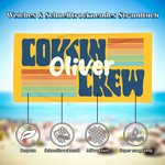 Personalisiertes Mehrfarbiges COUSIN CREW Streifen Strandtuch mit Namen Schnell Trocknend Übergroß Sommer Urlaub Reise Geschenk für Familie Kinder