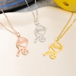 Personalisierte Pickleball Schläger Halskette mit Namen Sportschmuck Spiel Tag Jahrestag Geburtstag Geschenk für Pickleball Spieler Liebhaber