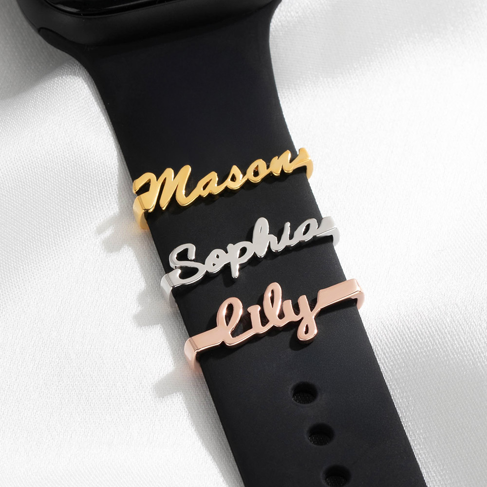 Bracelet de Montre Minimaliste Personnalisé Charm Décoratif Accessoires Saint Valentin Cadeau d'Anniversaire pour Amis Famille