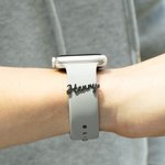 Personalized Minimalist Name Watch Band Charm Decorative Accessories Valentine's Day Birthday Gift for Friends Family
