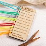Personalisierte Lage Temperatur Decke Design Farbkarte mit Perlenkette Häkeln Zubehör Geburtstag Muttertag Geschenk für Liebhaber Stricken