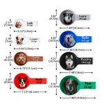 Gepersonaliseerd Multicolor Huisdier Avatar Foto Voedingsschep met Naam Huisdierfeest Verjaardagscadeau voor Hondeneigenaren