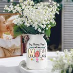 Gepersonaliseerde My Favorite People Call Me Nana Bloemen Keramische Vaas met 1-12 Namen Moederdag Verjaardagscadeau voor oma Moeder