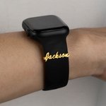 Personalized Minimalist Name Watch Band Charm Decorative Accessories Valentine's Day Birthday Gift for Friends Family