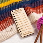 Personalisierte Lage Temperatur Decke Design Farbkarte mit Perlenkette Häkeln Zubehör Geburtstag Muttertag Geschenk für Liebhaber Stricken