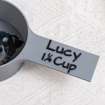 Gepersonaliseerd Multicolor Huisdier Avatar Foto Voedingsschep met Naam Huisdierfeest Verjaardagscadeau voor Hondeneigenaren