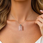 Personalisierte Mini Kristall Urne Halskette für Haustier menschliche Asche mit eingraviertem Namen Einäscherung Schmuck Memorial Sympathie Geschenk für Frauen