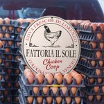 Insegna personalizzata in legno dal fascino rurale con testo del pollaio decorazione della fattoria regalo di inaugurazione per agricoltori