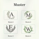 Personalisiertes Super Saugfähiges Kranz Waffel Serviette Handtuch mit Initiale Namen Datum Tischdeko Jahrestag Hochzeit Geschenk für Freunde Familie