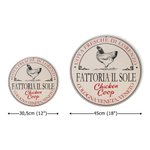 Insegna personalizzata in legno dal fascino rurale con testo del pollaio decorazione della fattoria regalo di inaugurazione per agricoltori