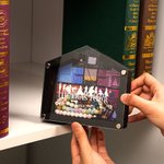 Personalized Silhouette Figure House-Shaped Concert Shadow Box Display Case with Text The Ears Tour Gift for Music Lover