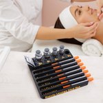 Personalized Marking Multi-groove Syringe Organizer Tray Portable Partitioned Vial Holder Christmas Gift for Doctors Beauticians