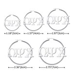 Pendientes de aro con letras griegas personalizados Sorority Bid Day College Graduation Gift for New Sorority Members Friends Girls