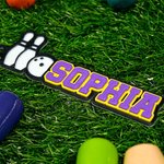 Personalized Bowling Elements 3D Printed Multicolor Name Bag Tag Keychain Birthday Team Gift for Sports Lovers Bowlers