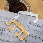 Personalized Classic Music Note Page Holder Bookmark with Name Read Accessory Birthday Gift for Musician Book Lover