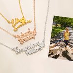 Personalised Paw Print 2 Names Necklace Pet Mom Jewellery Birthday Pet Loss Memorial Gift for Pet Owners Lovers