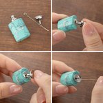 Personalisierte Mini Kristall Urne Halskette für Haustier menschliche Asche mit eingraviertem Namen Einäscherung Schmuck Memorial Sympathie Geschenk für Frauen