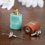 Personalisierte Mini Kristall Urne Halskette für Haustier menschliche Asche mit eingraviertem Namen Einäscherung Schmuck Memorial Sympathie Geschenk für Frauen