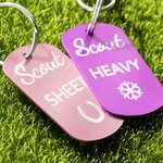 Personalized Multicolor Horseshoe Snowflake Icon Name ID Horse Blanket Tag with Snap Clip  Horse Harness Decor Birthday Gift for Horse Owners