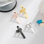 Personalized Cross Heart Syringe Pill Pattern Name Tag Stethoscope Charm Nurse Week Appreciation Gift for Medical Staff