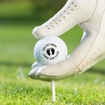 Personalized New Golf Buddy Baby Footprints Pregnancy Announcement Golf Ball with Date Funny Father's Day Birthday Gift for Dad Grandpa