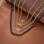 Personalisierte Minimalistische Halskette mit Namen Zeitloser Schmuck Geburtstag Valentinstag Jahrestag Geschenk für Damen Herren