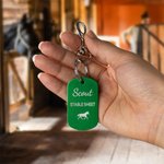 Personalized Multicolor Horseshoe Snowflake Icon Name ID Horse Blanket Tag with Snap Clip  Horse Harness Decor Birthday Gift for Horse Owners