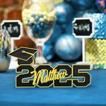 Personalized Multicolor 3D Printed Grad Cap Year Name Plate Desk Decor Class of 2025 Graduation Gift for Graduates Classmates