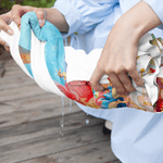 Personalized Cute Dolphin Jellyfish Marine Animals Quick Dry Oversized Beach Towel with Name Summer Vacation Accessory Birthday Gift for Kids