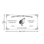 Etichette adesive personalizzate con testo per scatole di cartone di uova pollo anatra quaglia 10 pezzi per foglio regalo per proprietari di fattorie