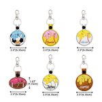 Personalized Ice Cream Baseball Soccer Softball Bag Tag Keychain with Embroidered Text Backpack Accessories Birthday Gift for Sport Lovers