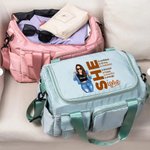 Personalized Fashion Hip Hop Girl She is Confident Multi-compartment  Weekend Bag with Shoulder Strap Birthday Encouragement Gift for Women