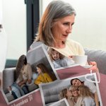 Coperta morbida personalizzata con collage di 1-4 foto e testo multicolore compleanno festa della mamma regalo per famiglia