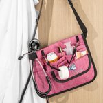 Sac de Taille à Compartiments Multiples Personnalisé avec Titre Nom et Motif de Nœud Cadeau Anniversaire pour Infirmière