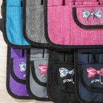 Sac de Taille à Compartiments Multiples Personnalisé avec Titre Nom et Motif de Nœud Cadeau Anniversaire pour Infirmière